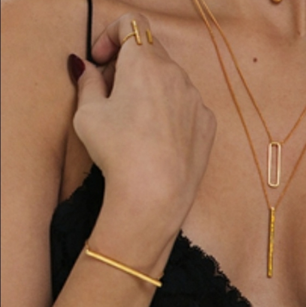 14k gold plated bracelet